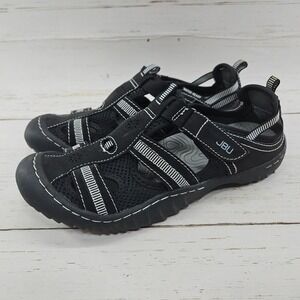 JBU Regal Water Ready Womens Size 8.5 Black Mesh Hiking Trail‎ Sandals Shoe